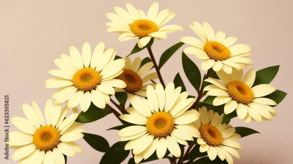 Fototapeta premium bloom on a understand over delusion Depression. Creative resource, AI Generated