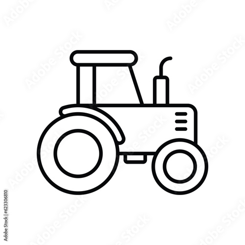 Tractor icon, Vector Stock illustration.