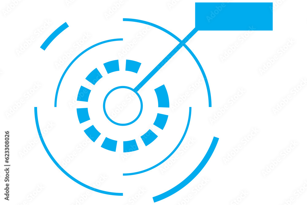 Digital png illustration of blue scope scanning on transparent background Digital png illustration of blue scope scanning on transparent background