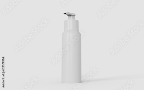 white plastic bottle