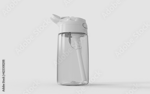 white plastic bottle