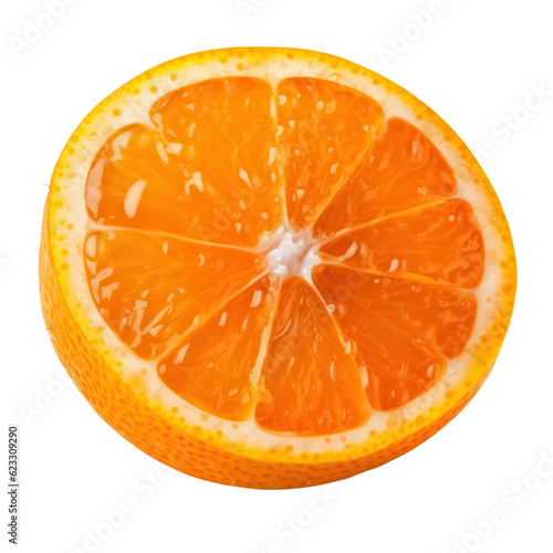Orange, isolated on transparent background.