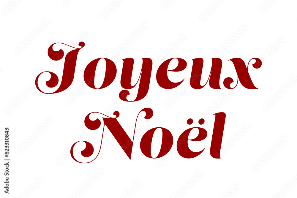 Digital png illustration of joyeux noel text on transparent background