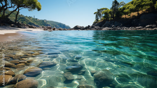 beach in the summer