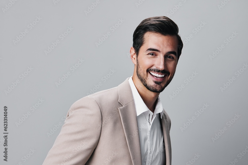 suit man portrait office copyspace handsome happy beige businessman smiling business suit man portrait office copyspace handsome happy beige businessman smiling business
