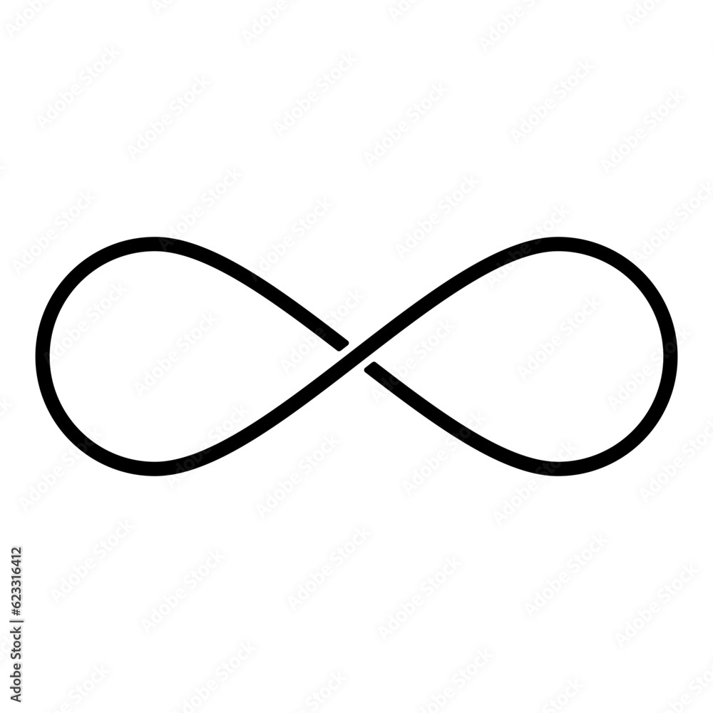 Infinity Mark. Unlimited mark. Loop. Vector. Infinity Mark. Unlimited mark. Loop. Vector.