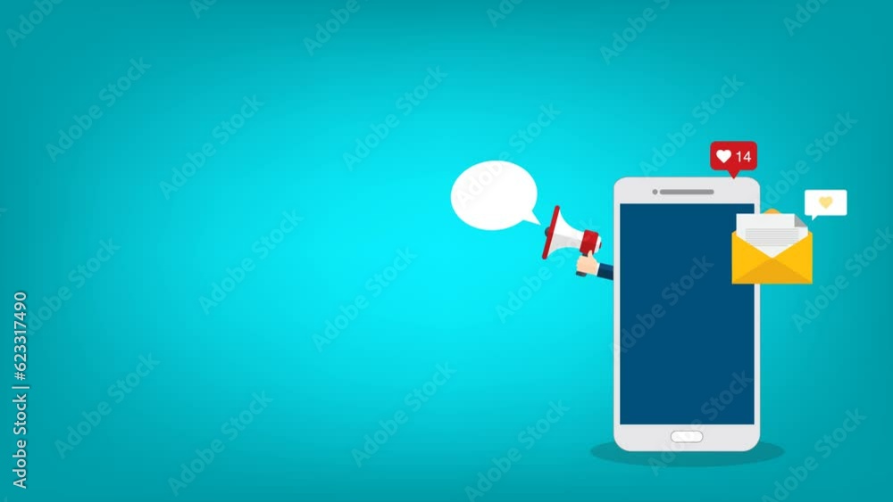 Mobile phone marketing. Reaching online audience with email marketing campaign, social media content, newsletter subscription. Mobile phone marketing. Reaching online audience with email marketing campaign, social media content, newsletter subscription.