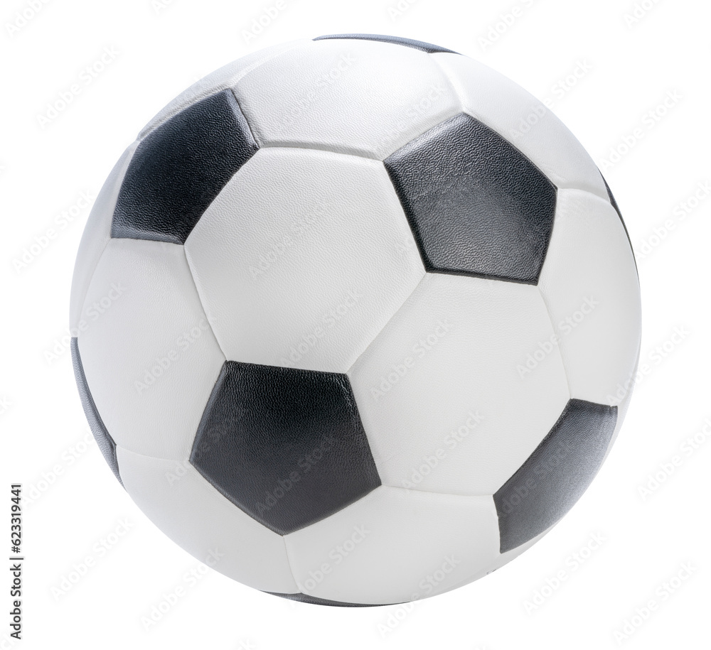 Sports equipment concept, Football or soccer ball on white With clipping path. Sports equipment concept, Football or soccer ball on white With clipping path.