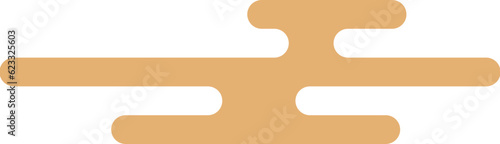 Abstract stylized Chinese cloud