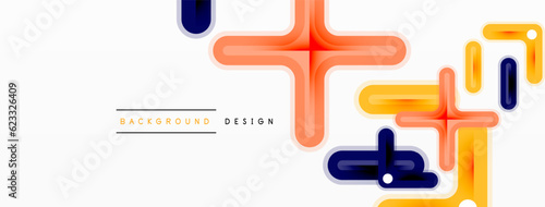 Cross line background minimal geometric template. Design for wallpaper, banner, background, landing page, wall art, invitation, prints, posters