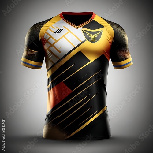 Sports t-shirt jersey design concept photo