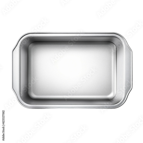 Baking pan. isolated object, transparent background