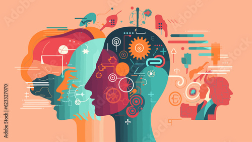 Concept vector illustration of LLM  Large Language Models .