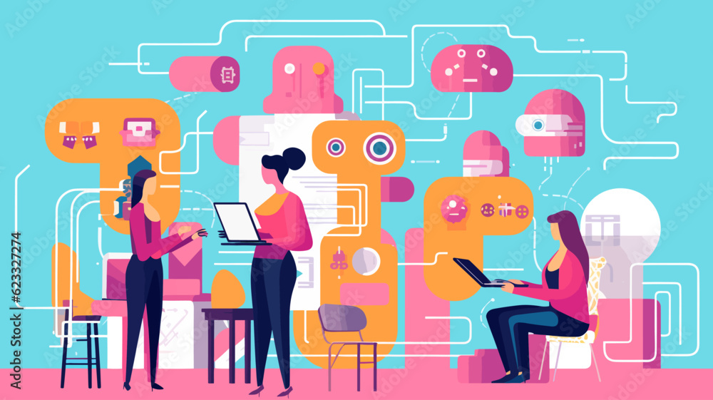 Concept vector illustration of LLM (Large Language Models). Stock ...