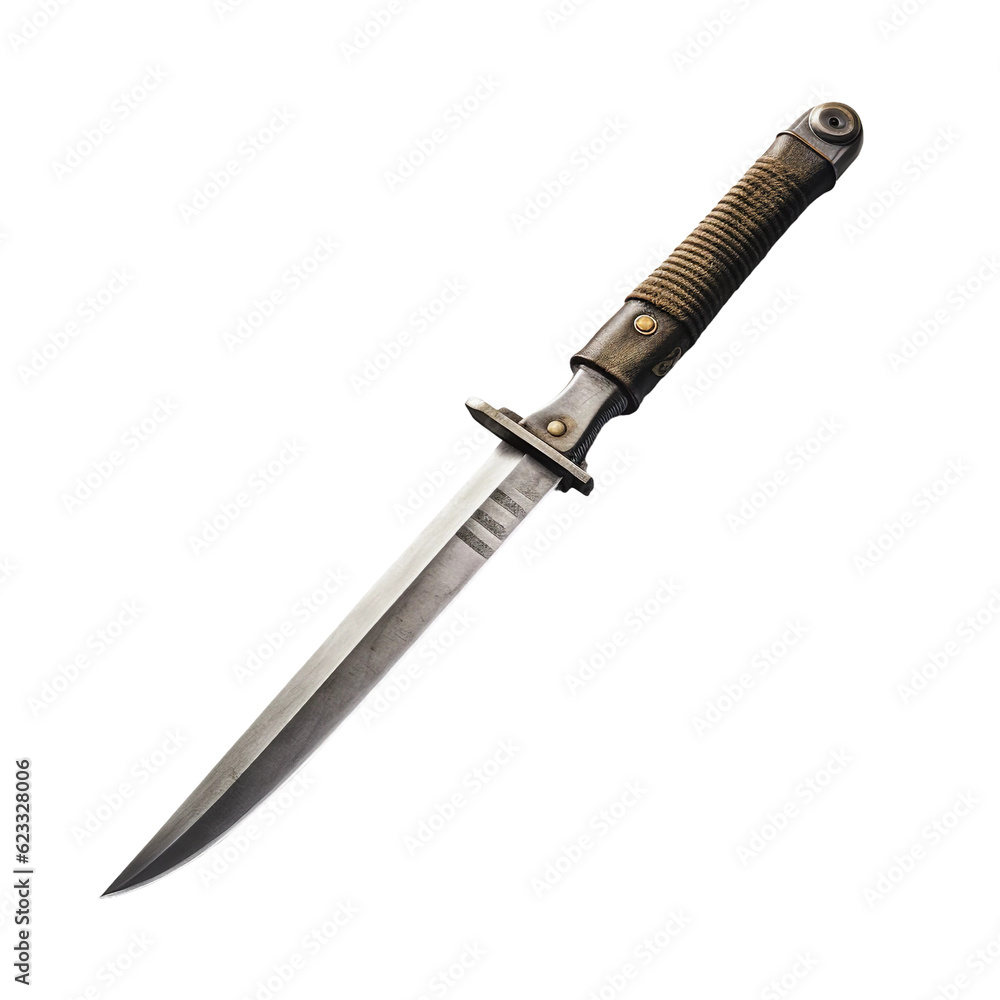 Bayonet. isolated object, transparent background Bayonet. isolated object, transparent background