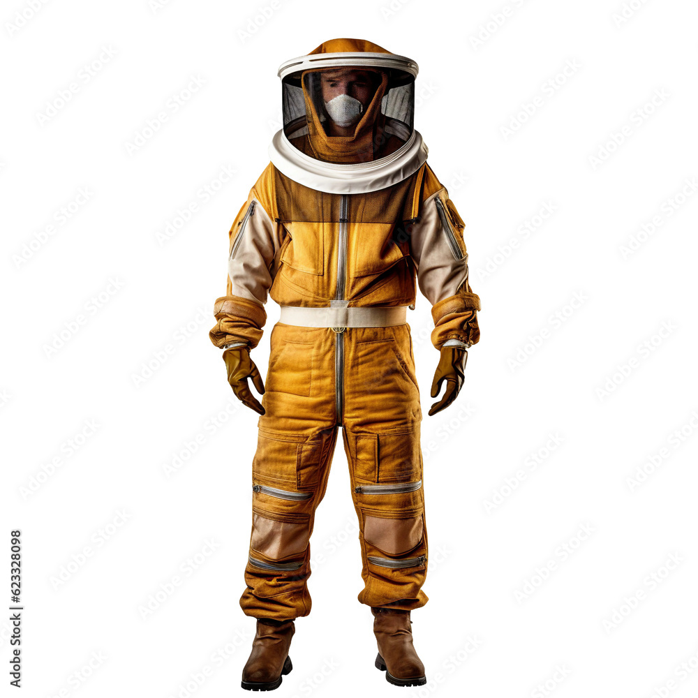 Beekeeping suit . isolated object, transparent background Beekeeping suit . isolated object, transparent background