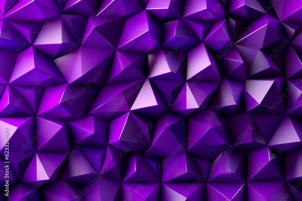 Purple Gradient Abstract Illustration. 3D triangle Background. Computer Art Design Template. AI Generative Purple Gradient Abstract Illustration. 3D triangle Background. Computer Art Design Template. AI Generative