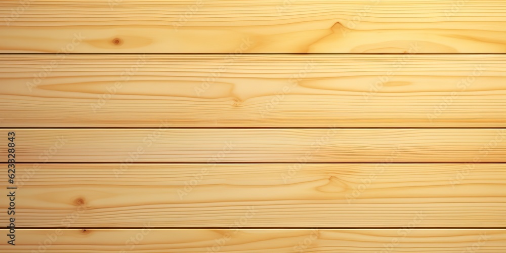 Fototapeta premium Landscapes with Soft Edges. A Smooth and Polished Maple Wood Grain Background. AI Generative