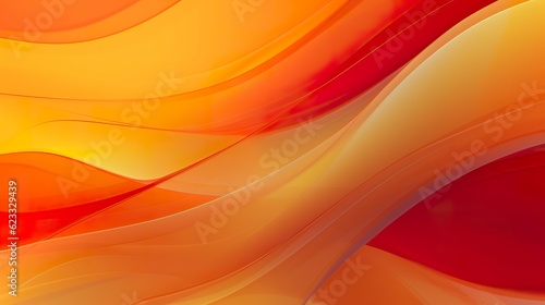 An Abstract Background in Organic Shapes and Colorful Gradients. AI Generative