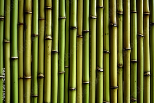 Natural Green Bamboo Texture or Pattern Background  AI Generative