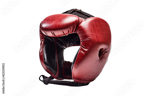 Boxing headgear . isolated object, transparent background
