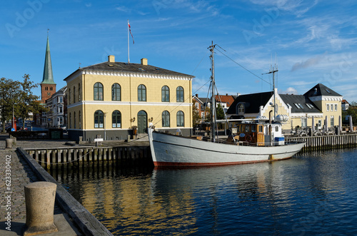 Fischkutter im Hafen von Nyborg