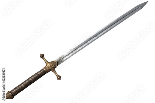Foto Broadsword. isolated object, transparent background