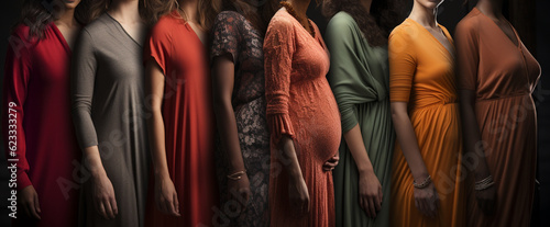 Pregnant Women Group. Generative Ai