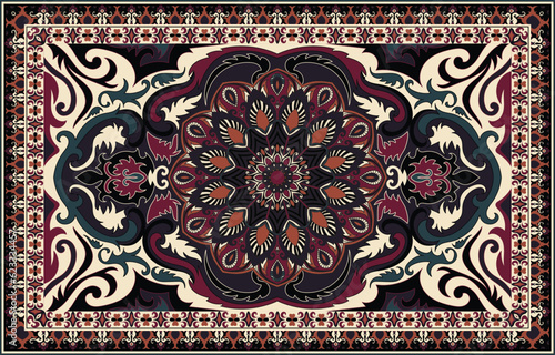 persian carpet decorative elements arabic decorative rugs Beautiful designs for rugs, tapis, yoga mats.