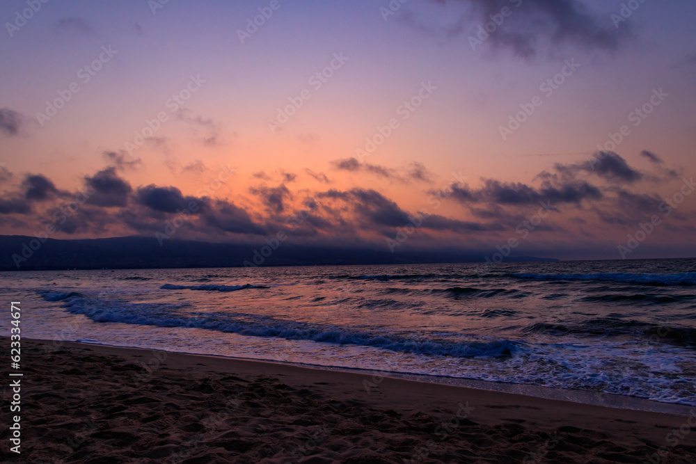 Beautiful sunrise over the Black sea in Bulgaria Beautiful sunrise over the Black sea in Bulgaria