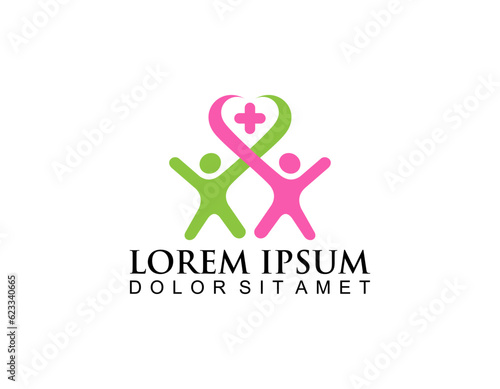 Health Care logo design template