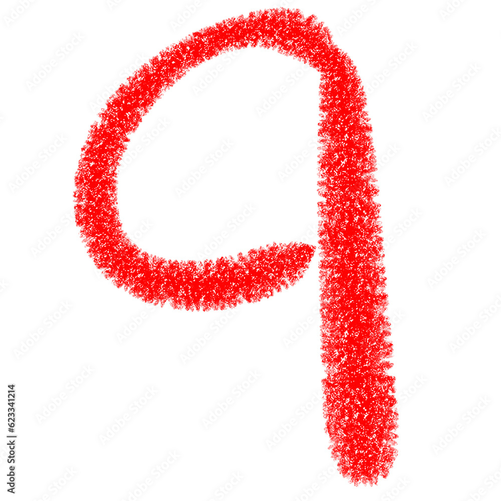 Fototapeta premium alphabet letter q