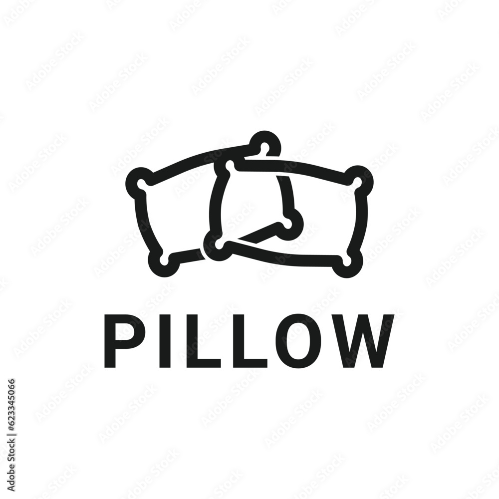 Pillow logo design creative idea Pillow logo design creative idea