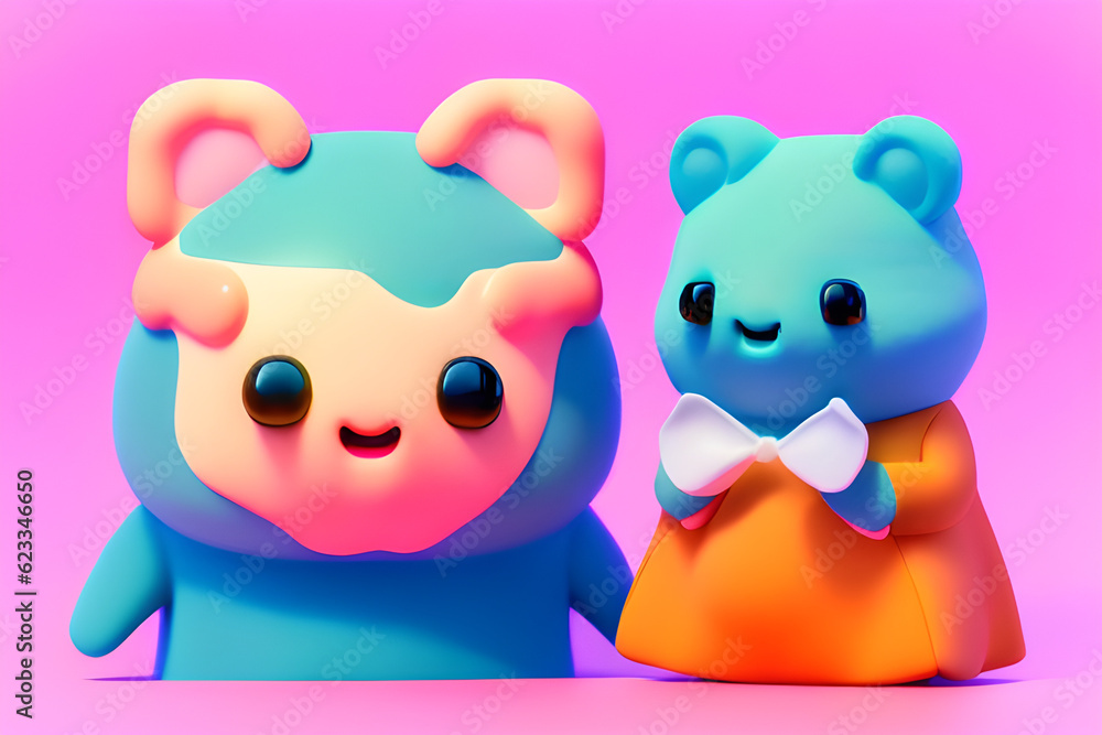 The smiling bear friends The smiling bear friends