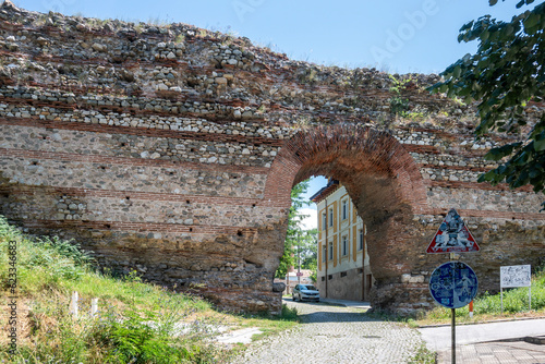 Ruins of Roman city of Diocletianopolis, Hisarya, Bulgaria photo