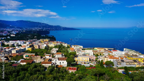 Panoramic view of Sorrento, the Amalfi Coast, Italy