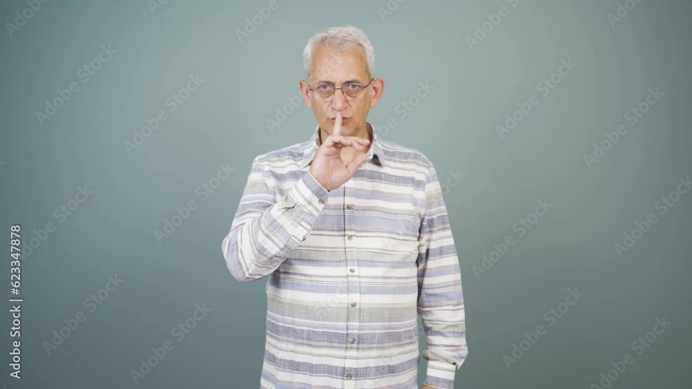 The man who wants silence.