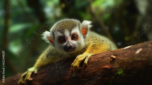 tailed lemur HD 8K wallpaper Stock Photographic Image © Ahmad
