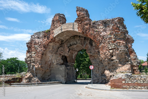 Ruins of Roman city of Diocletianopolis  Hisarya  Bulgaria