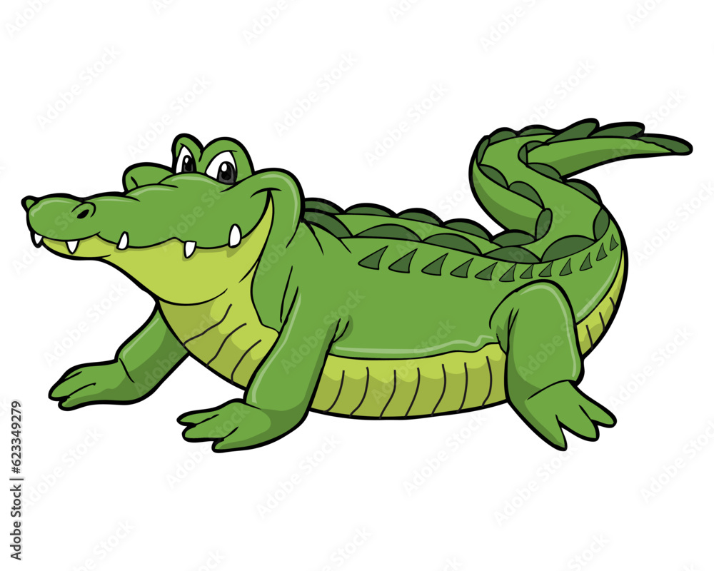 Fototapeta premium crocodile vector illustration