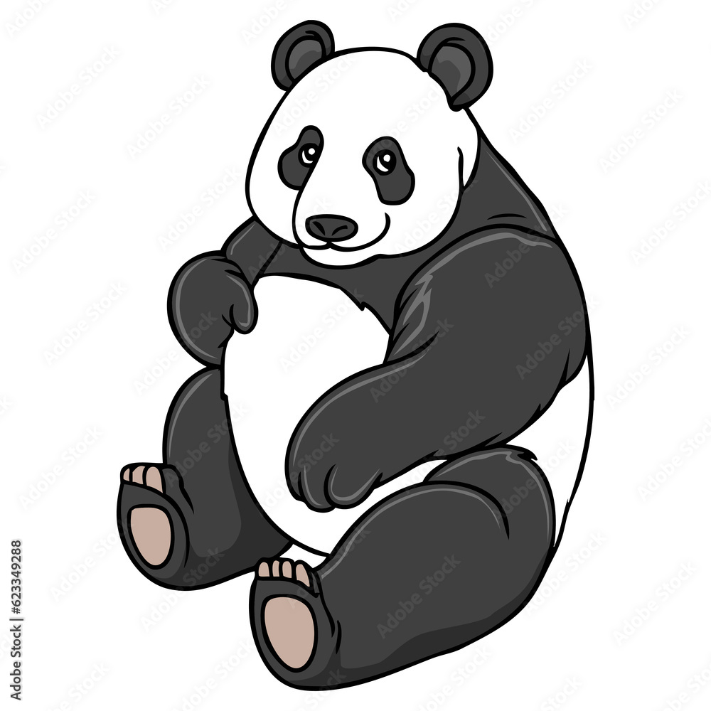 panda illustration panda illustration