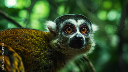 lemur on tree HD 8K wallpaper Stock Photographic Image © Ahmad