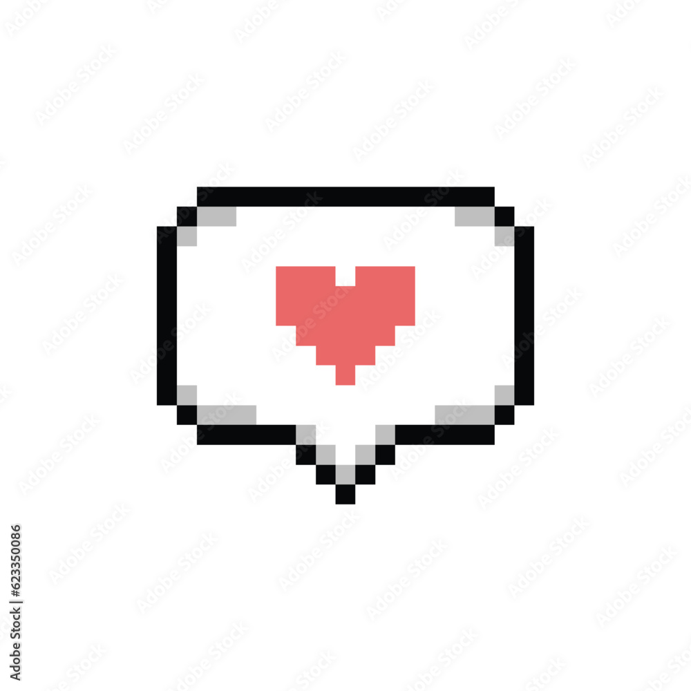 his is Speech bubbles icon in pixel art with simple color and white background this item good for presentations,stickers, icons, t shirt design,game asset,logo and your project. his is Speech bubbles icon in pixel art with simple color and white background this item good for presentations,stickers, icons, t shirt design,game asset,logo and your project.