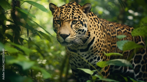 leopard in zoo HD 8K wallpaper Stock Photographic Image