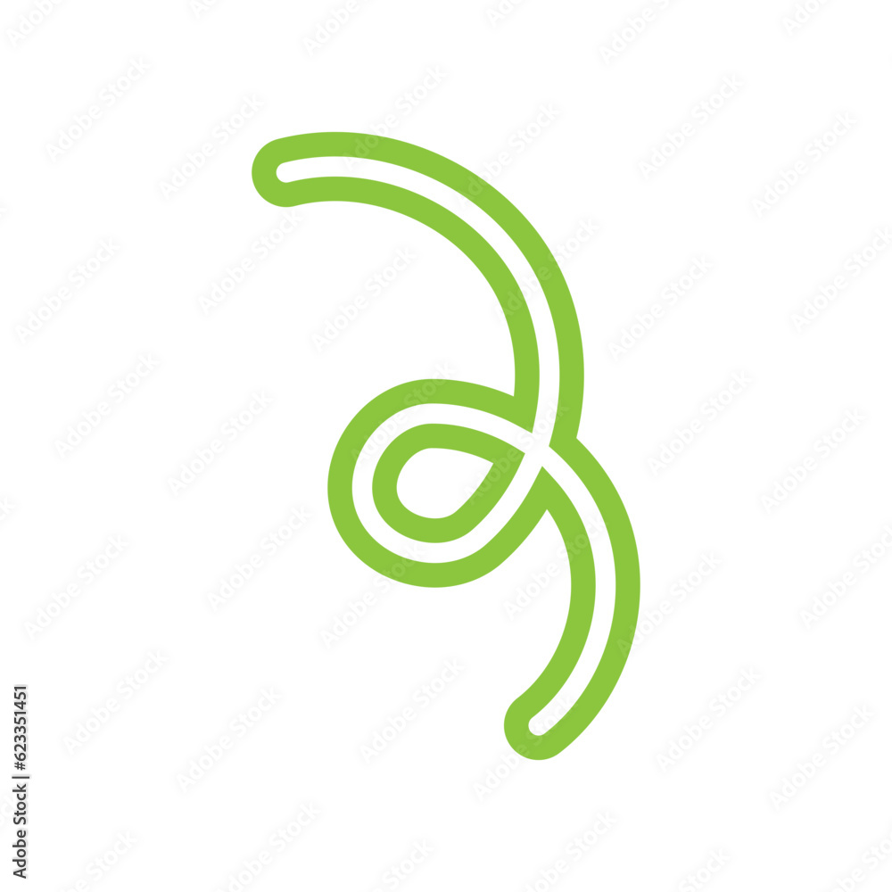 Obraz premium Abstract Doodle Outline