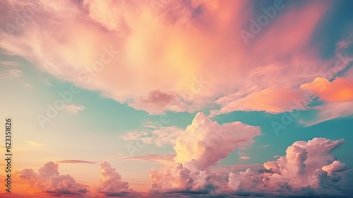 Fantastic view Beautiful sunset sky twilight times sky and clouds in dramatic background.