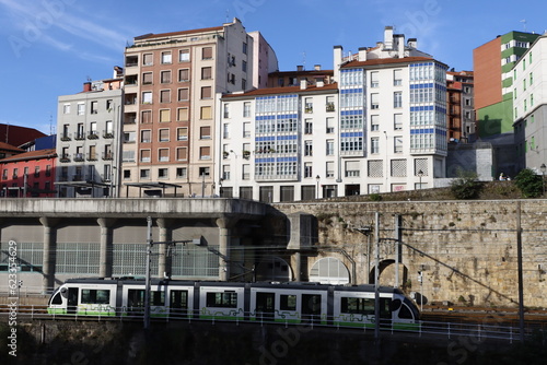 Building in the neighborhood in Bilbao
