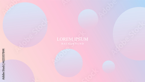 abstract circle on beautiful gradient background  design  illustration  wallpaper  graphic  light  shape  bright  banner  pattern  template  geometric decoration