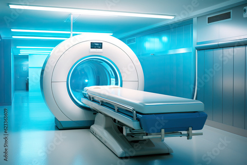 MRI room without patient