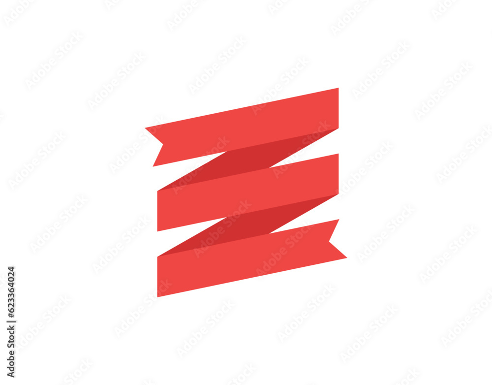 Red ribbons. Promotion flags collection. Vector flat labels Red ribbons. Promotion flags collection. Vector flat labels